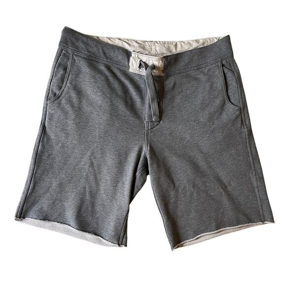 J.Crew Men's Vintage Fleece 100% Cotton Gray Sweat Shorts Comfy Athleisure | M - Picture 1 of 4